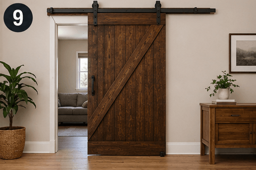 Sliding Barn Door steps 9
