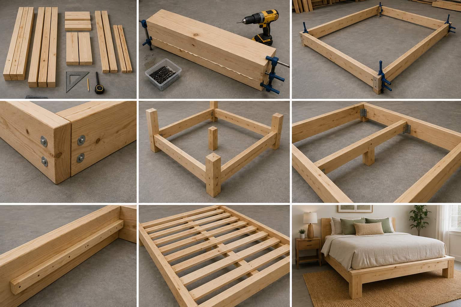 Step-by-Step Instructions to Build a Platform Bed Frame