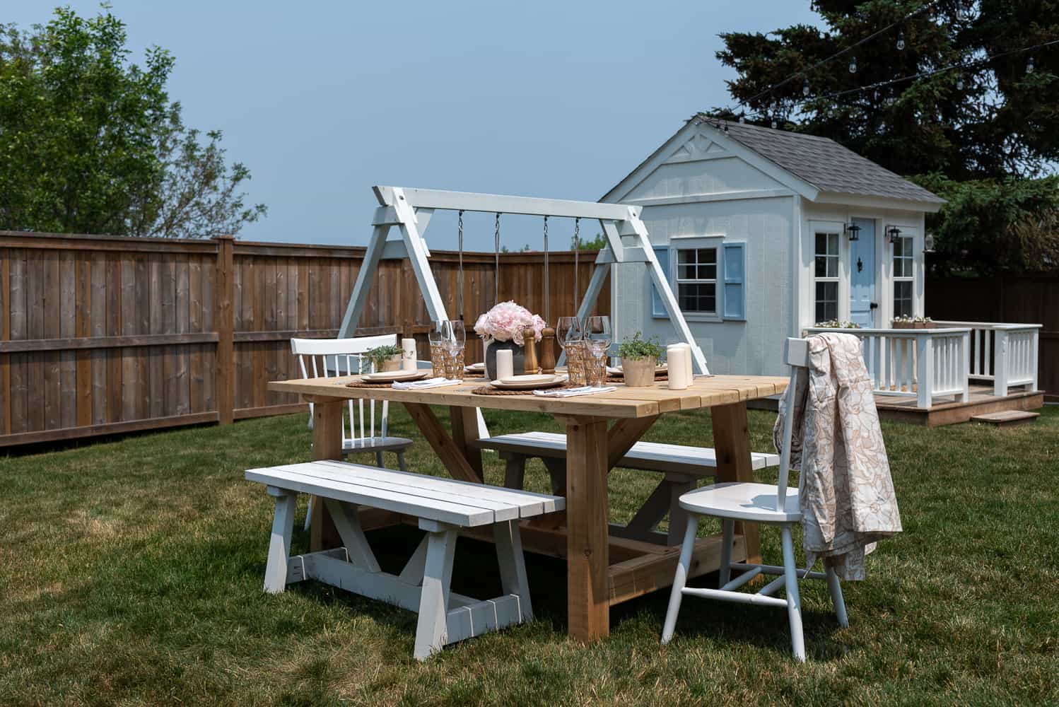 The Farmhouse Picnic Table