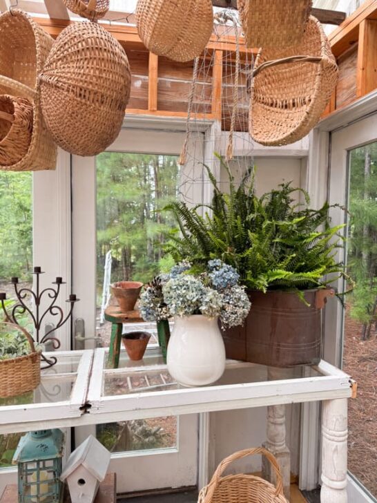 Window Frame Potting Station