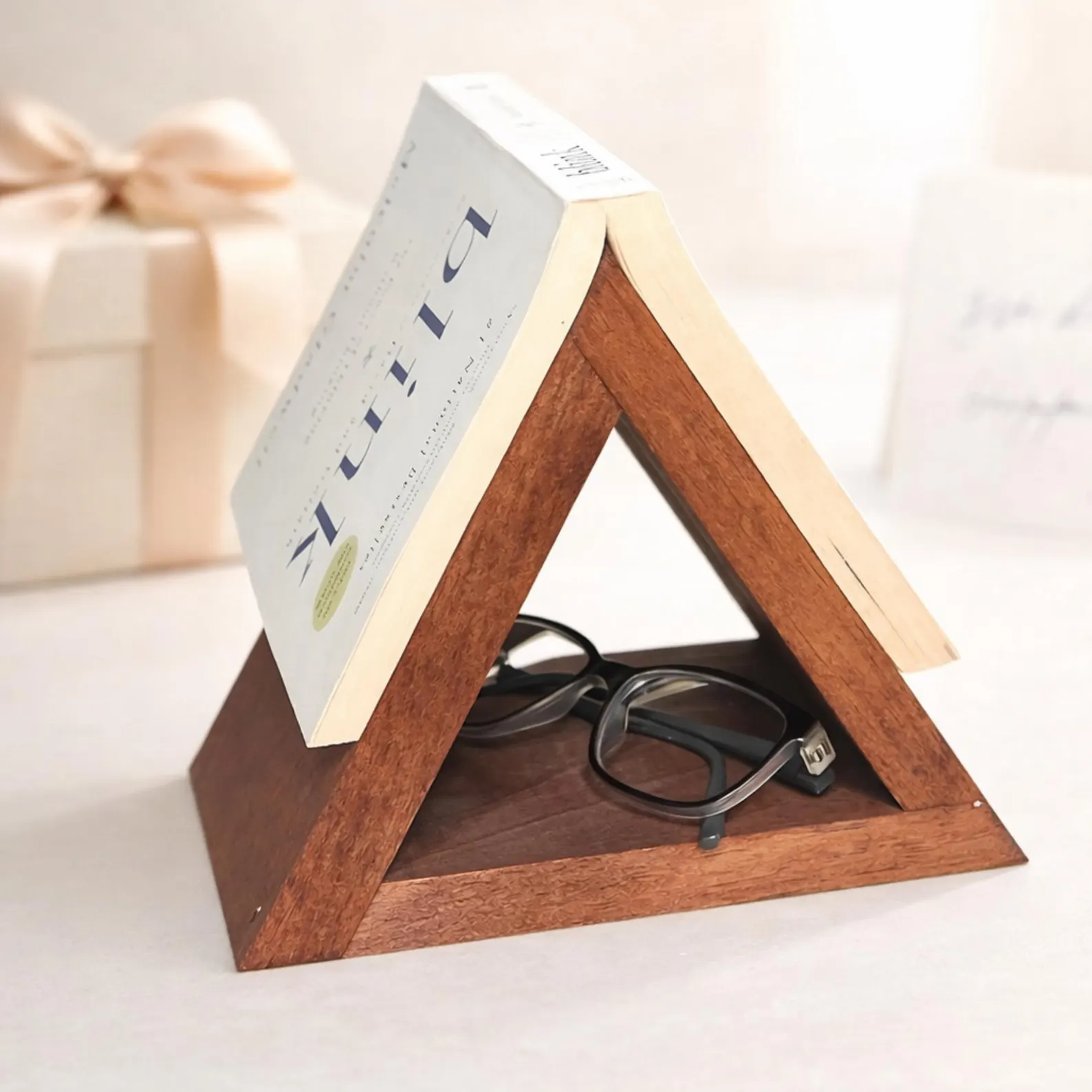 Wooden Book Stand