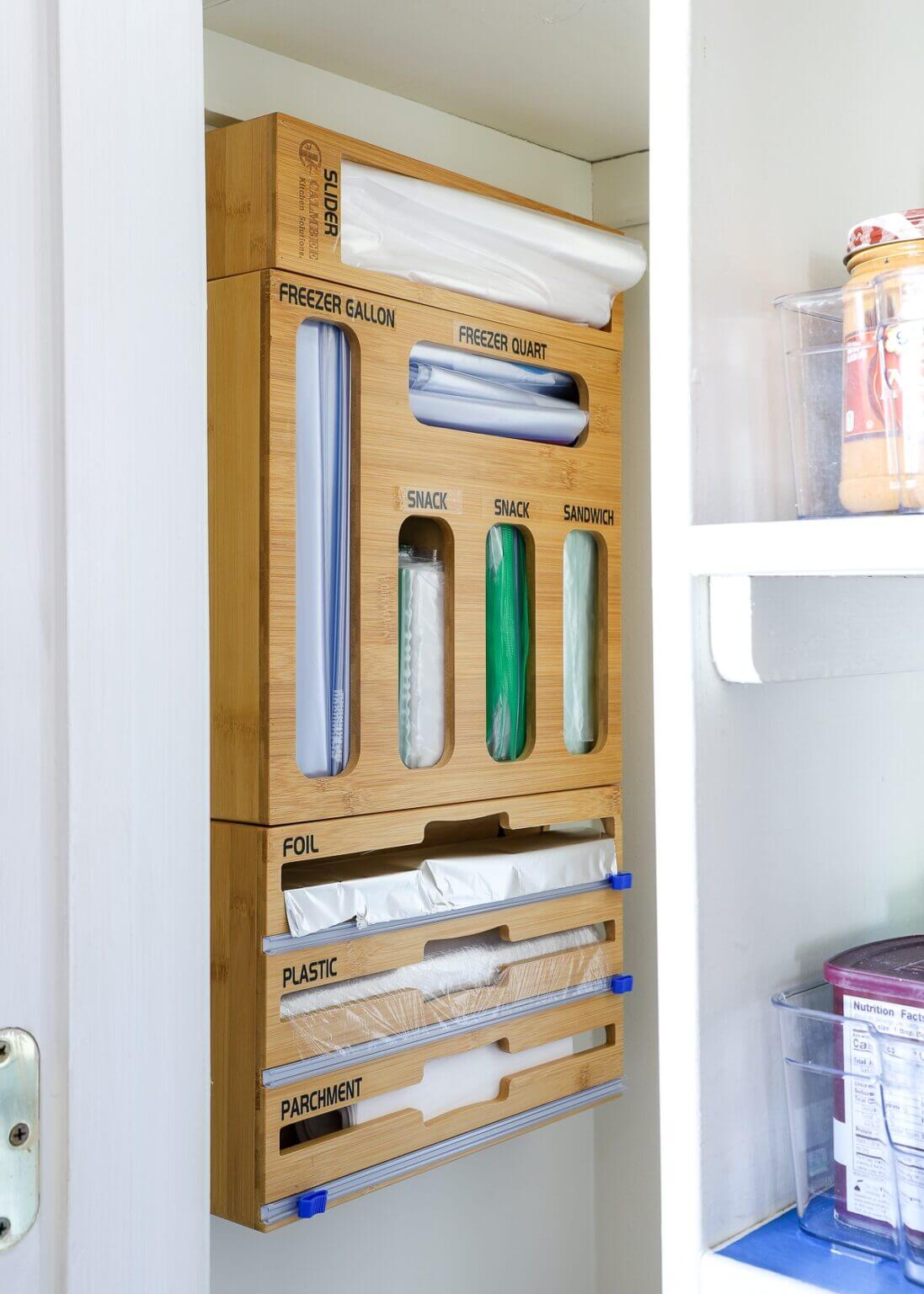 Ziploc Bag & Wrap Organizer