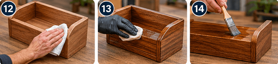 diy wooden book holder step 9