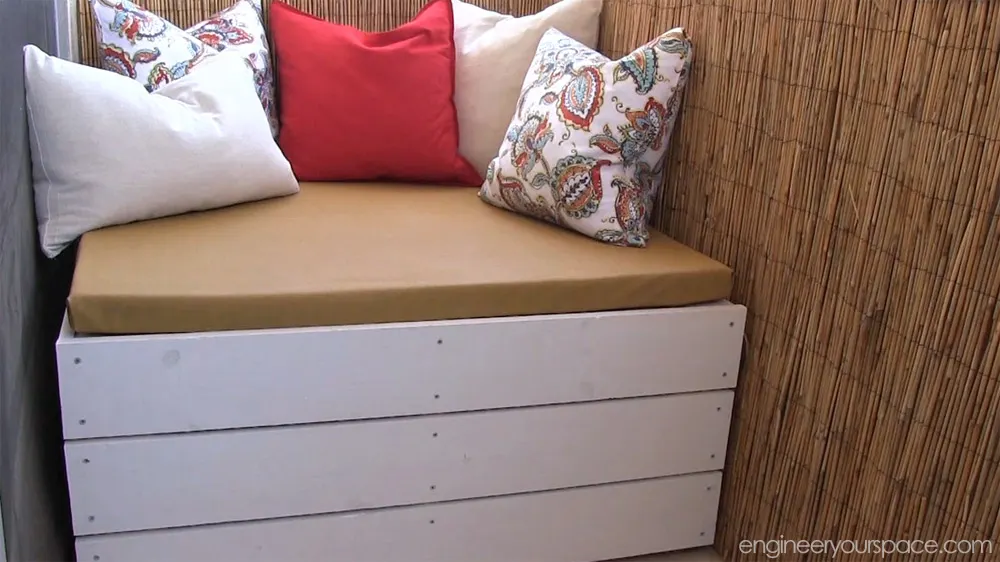 outdoor storage bench
