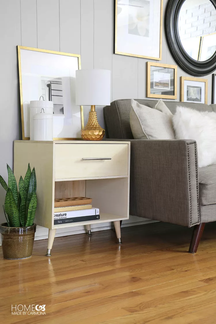small end table with drawers