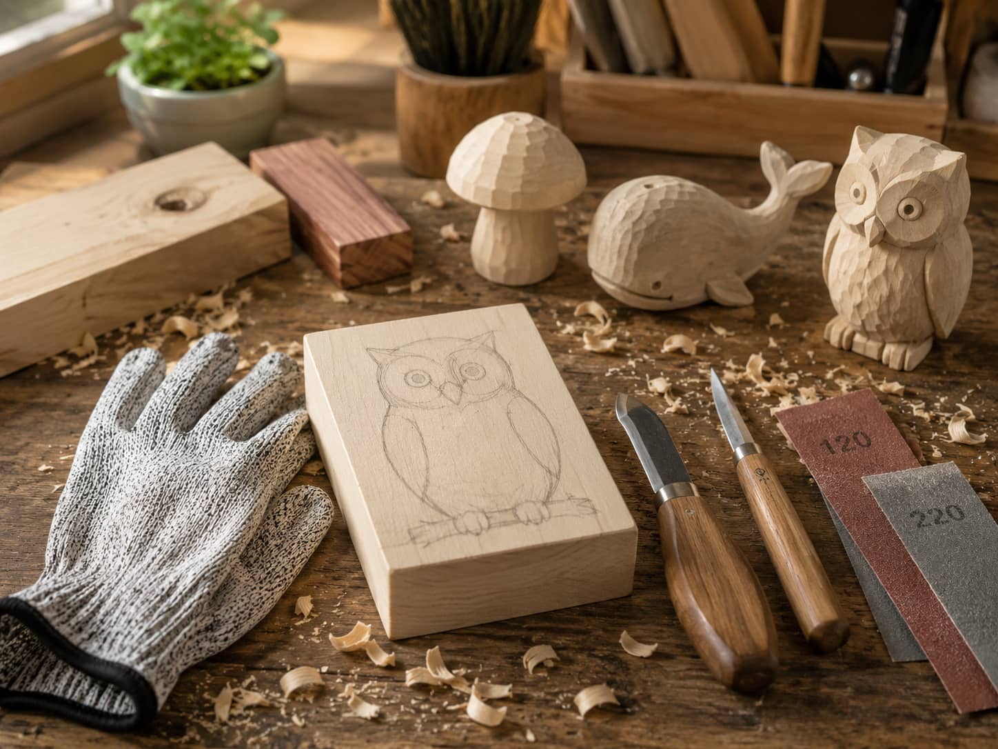 small wood carving