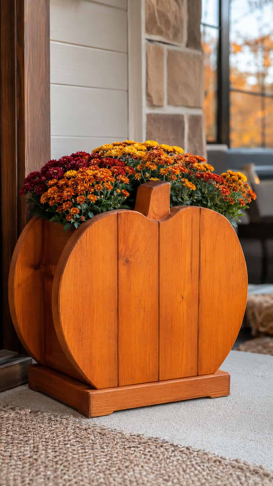 Pumpkin Planter Box