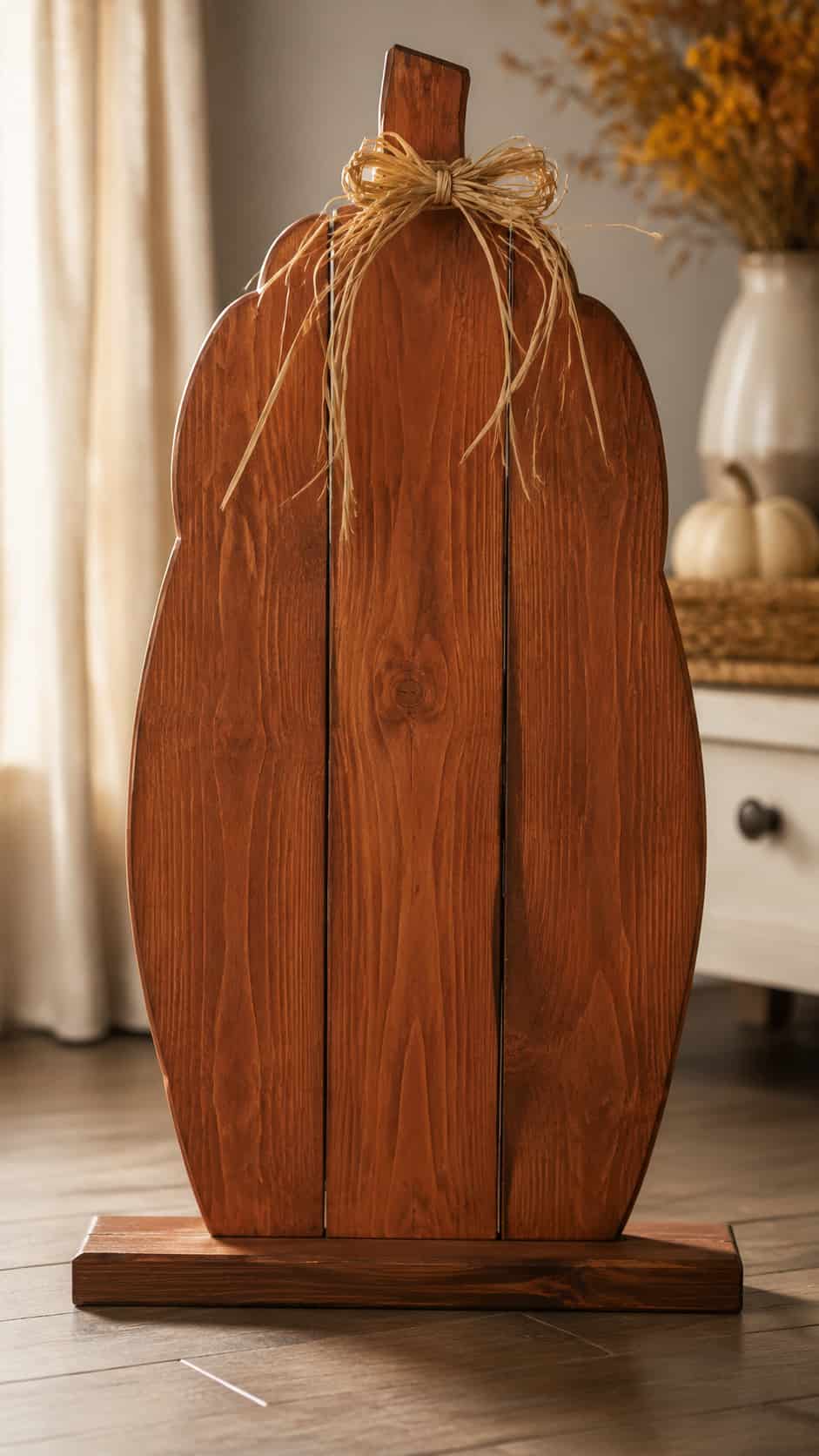 Tall Porch Pumpkin