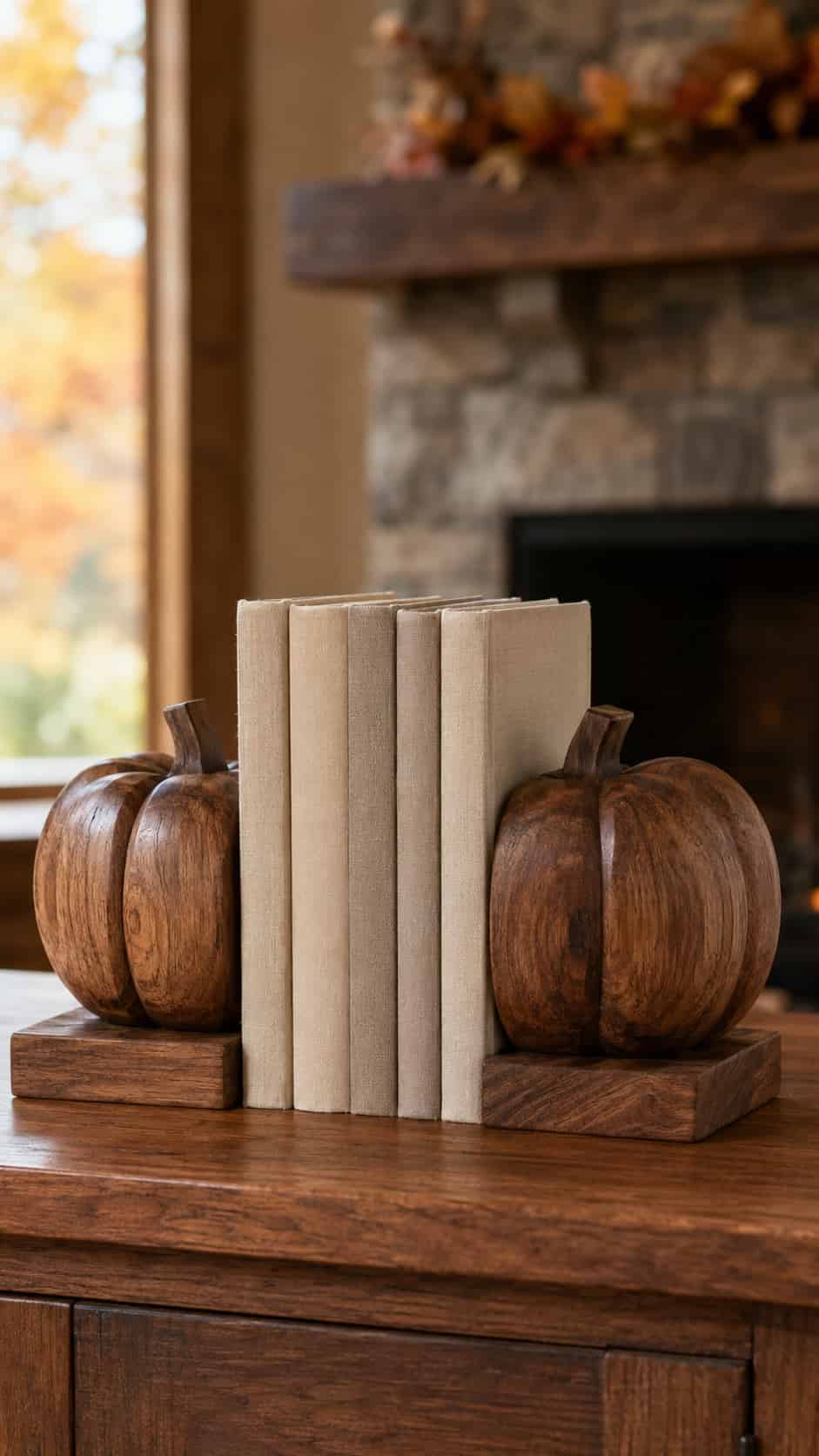 Pumpkin Bookends