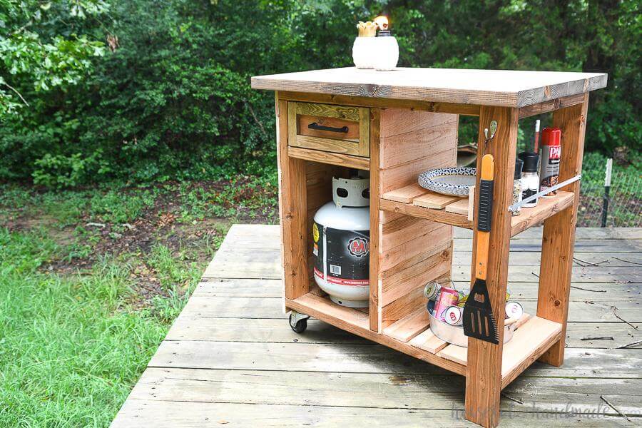 2x4 Grill Prep Table