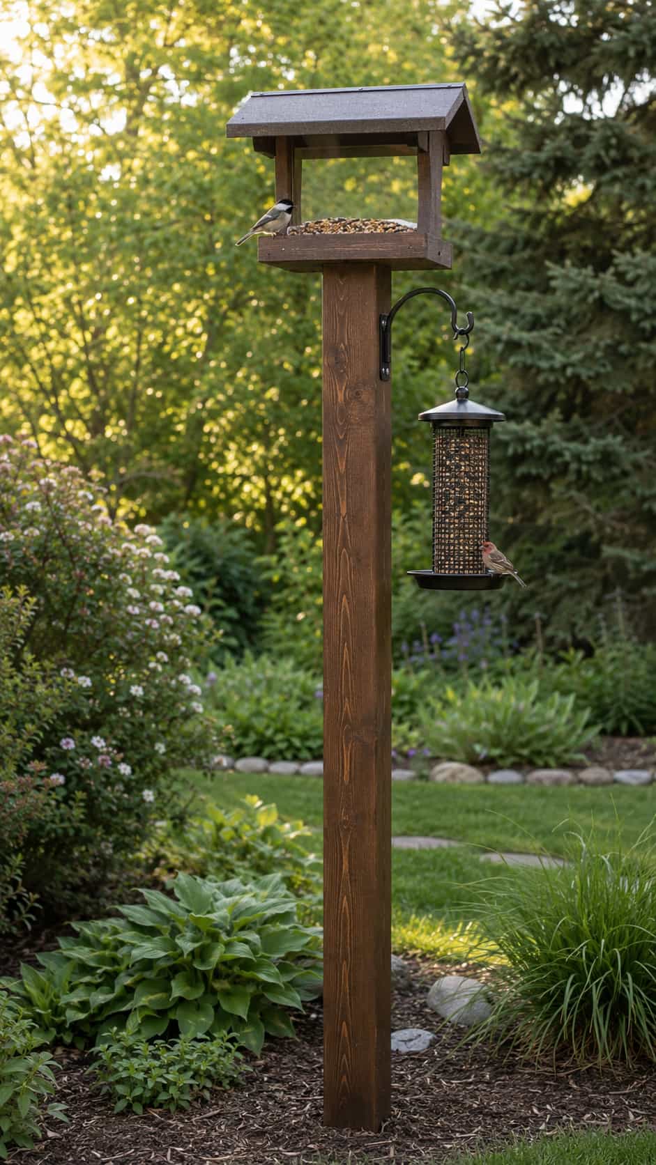 4x4 Bird-Feeder Post