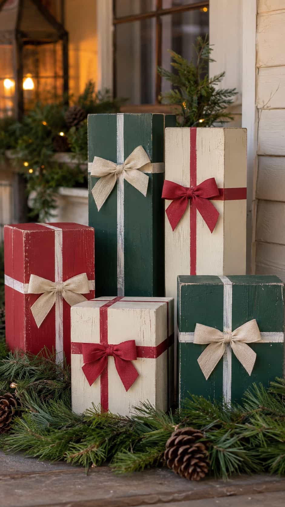 4x4 Christmas Gift-Box Decorations
