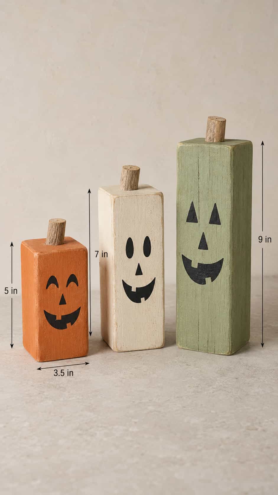 4x4 Jack-o’-Lantern Trio
