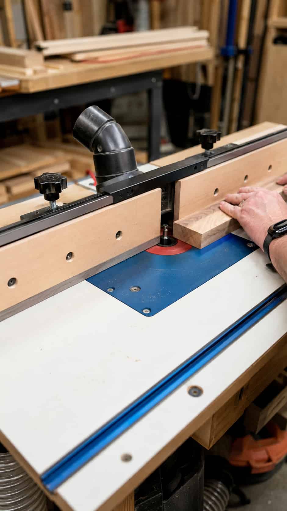 Adjustable Router-Table Fence