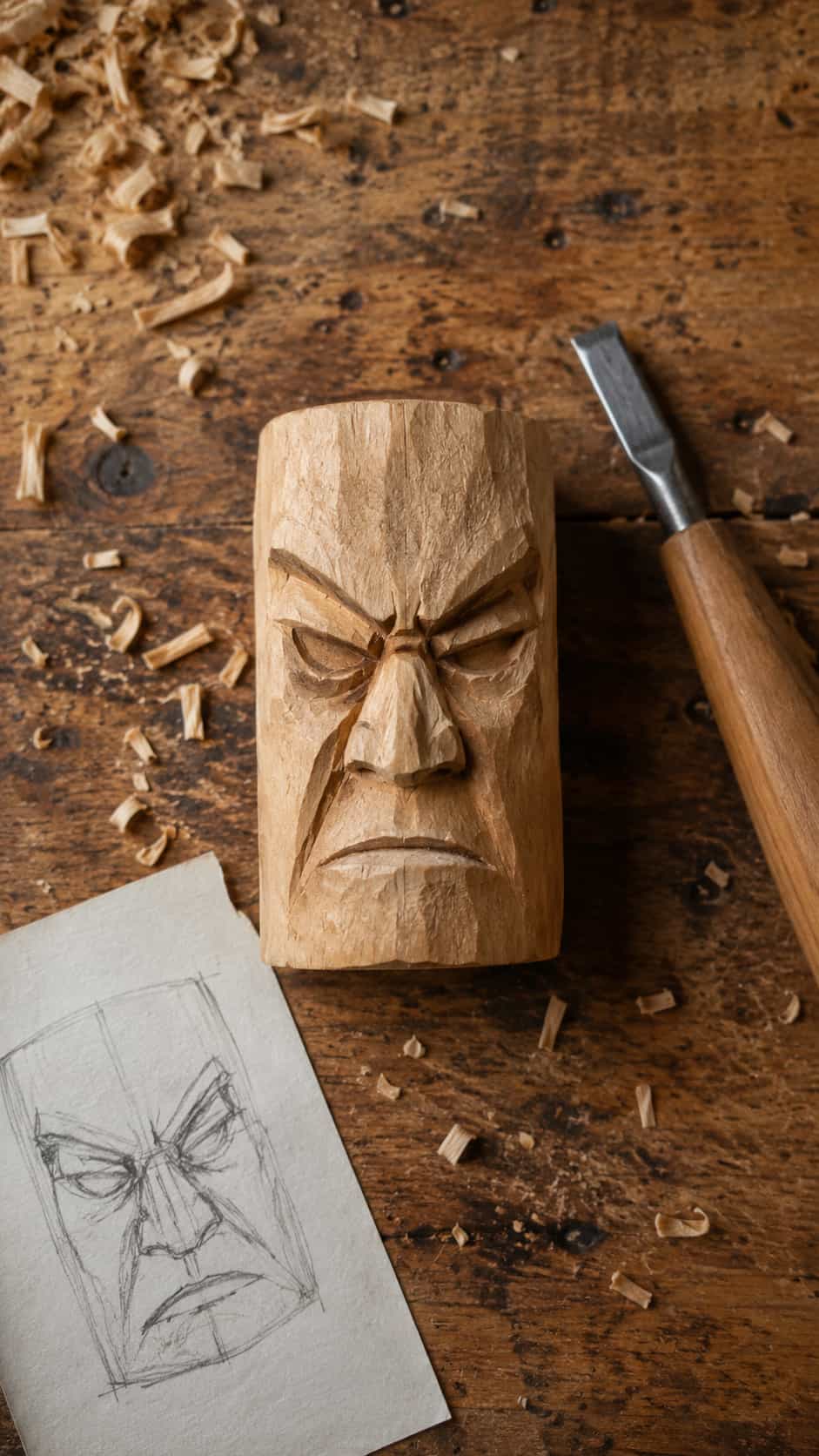 Angry Face Pattern