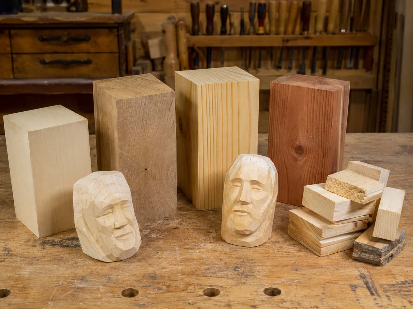 Best Wood for Beginner Face Carving