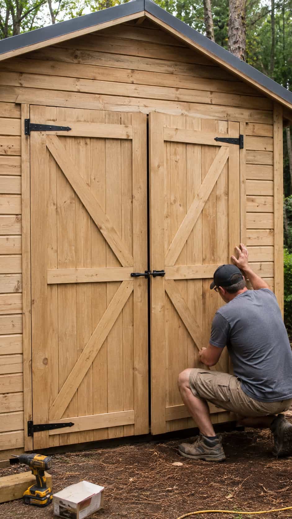 Build and Install the Shed Door