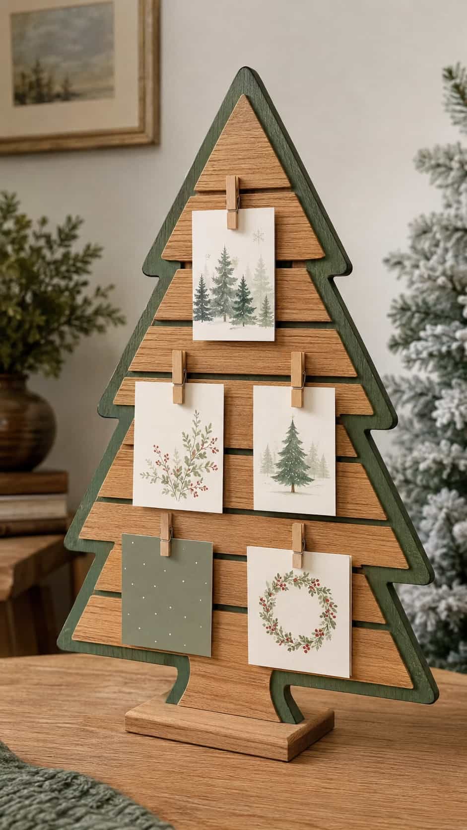 Christmas Card Display Tree