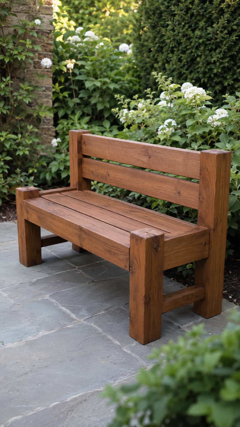 Chunky Garden Bench