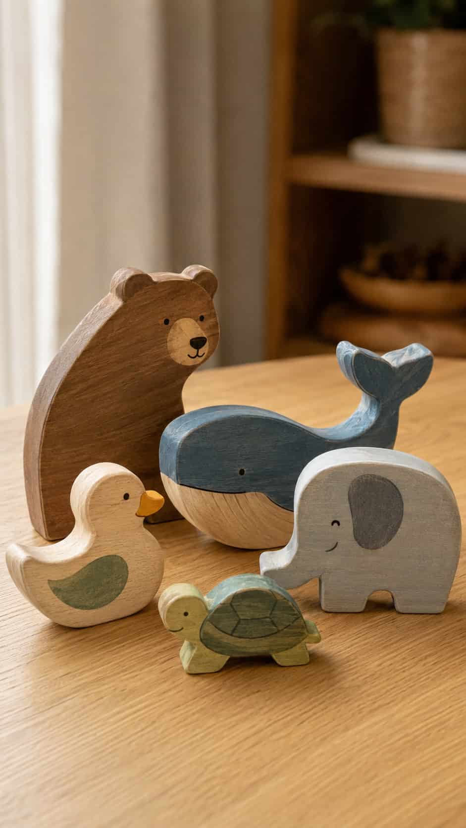 Chunky Woodland Animal Figures