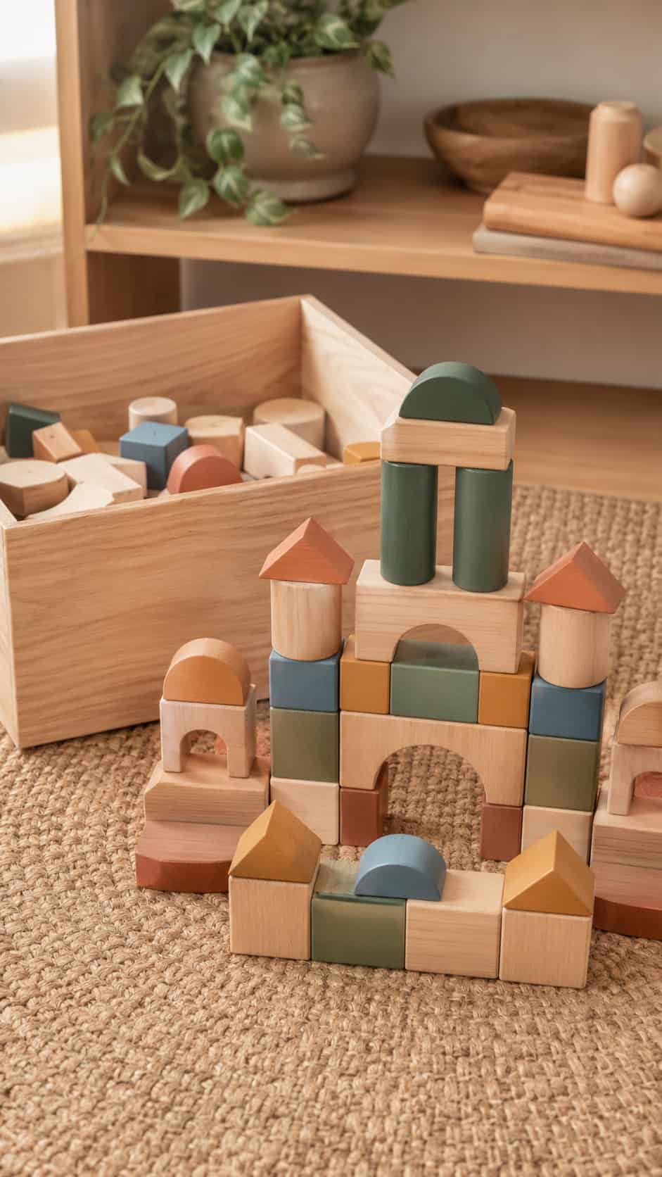 Classic Wooden Building Blocks