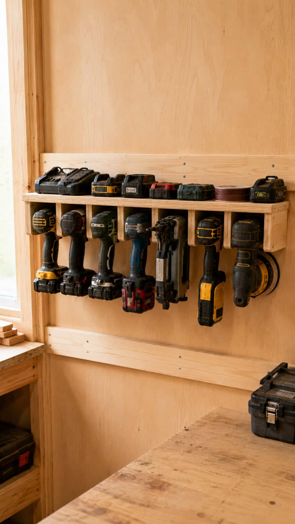 Cordless Tool Shelf
