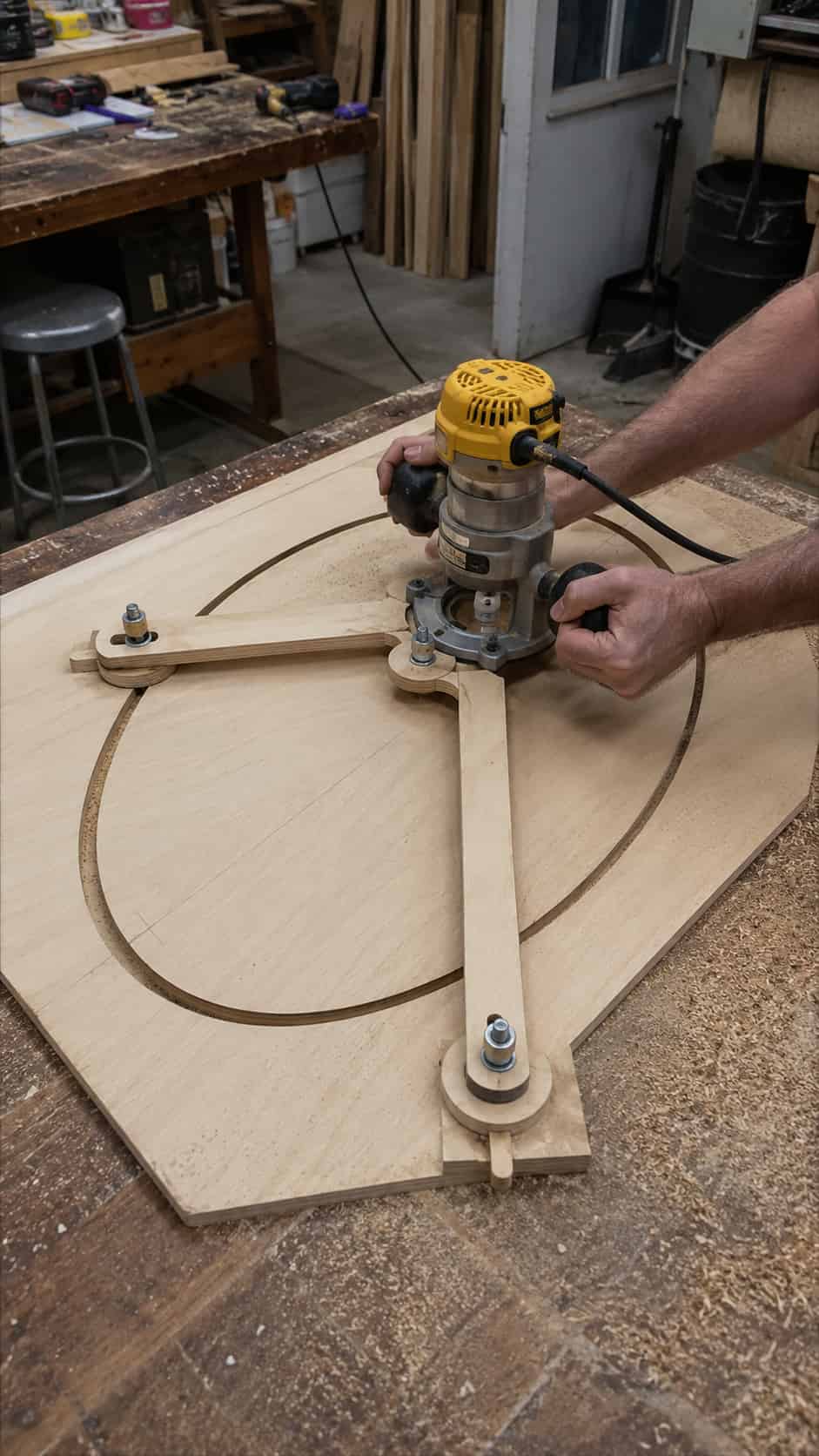Ellipse-Routing Jig