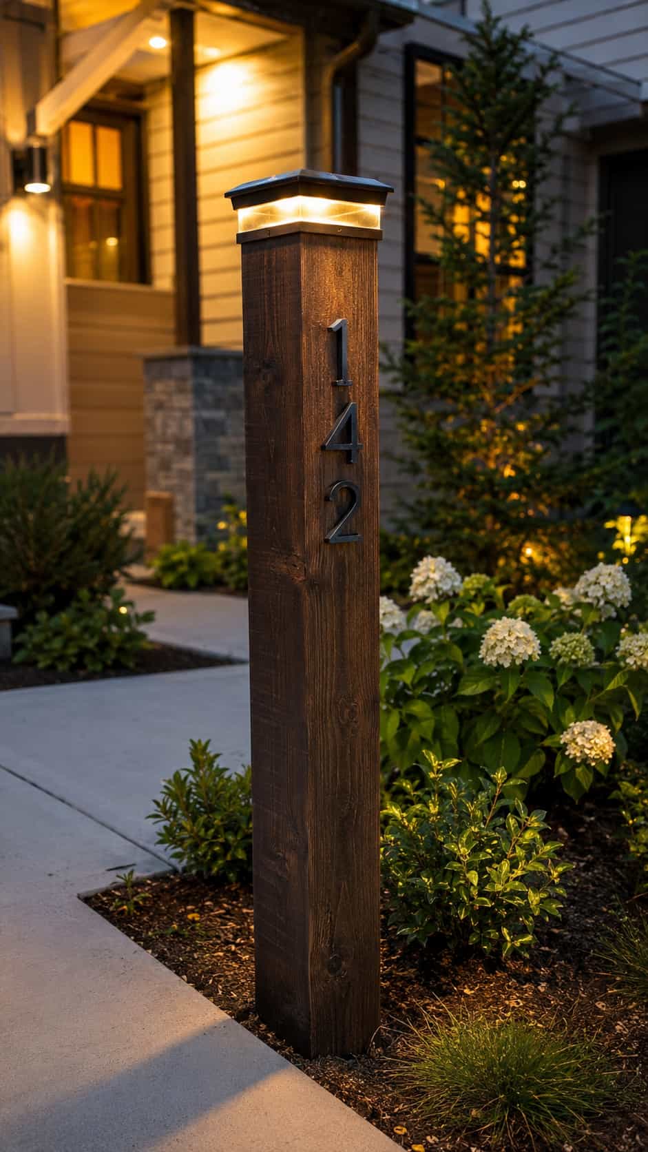 House-Number Post