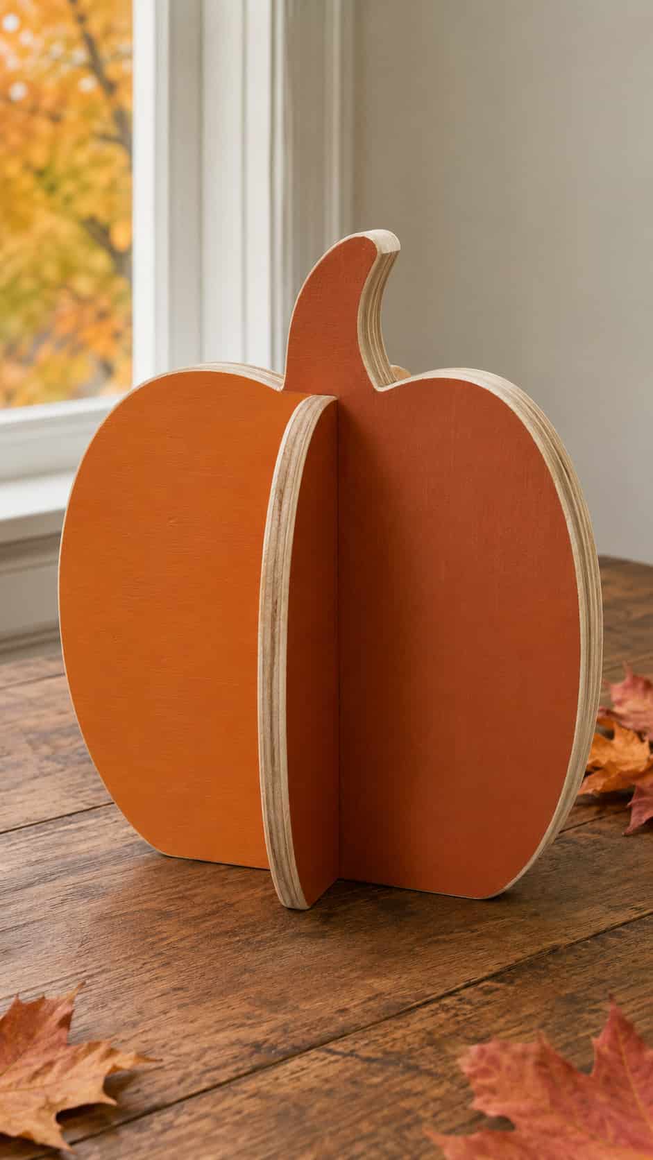 Interlocking Plywood Pumpkin