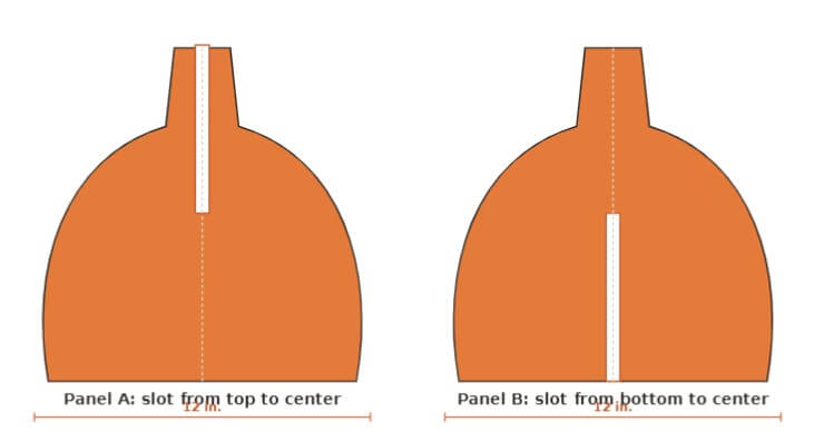 Interlocking Plywood Pumpkin