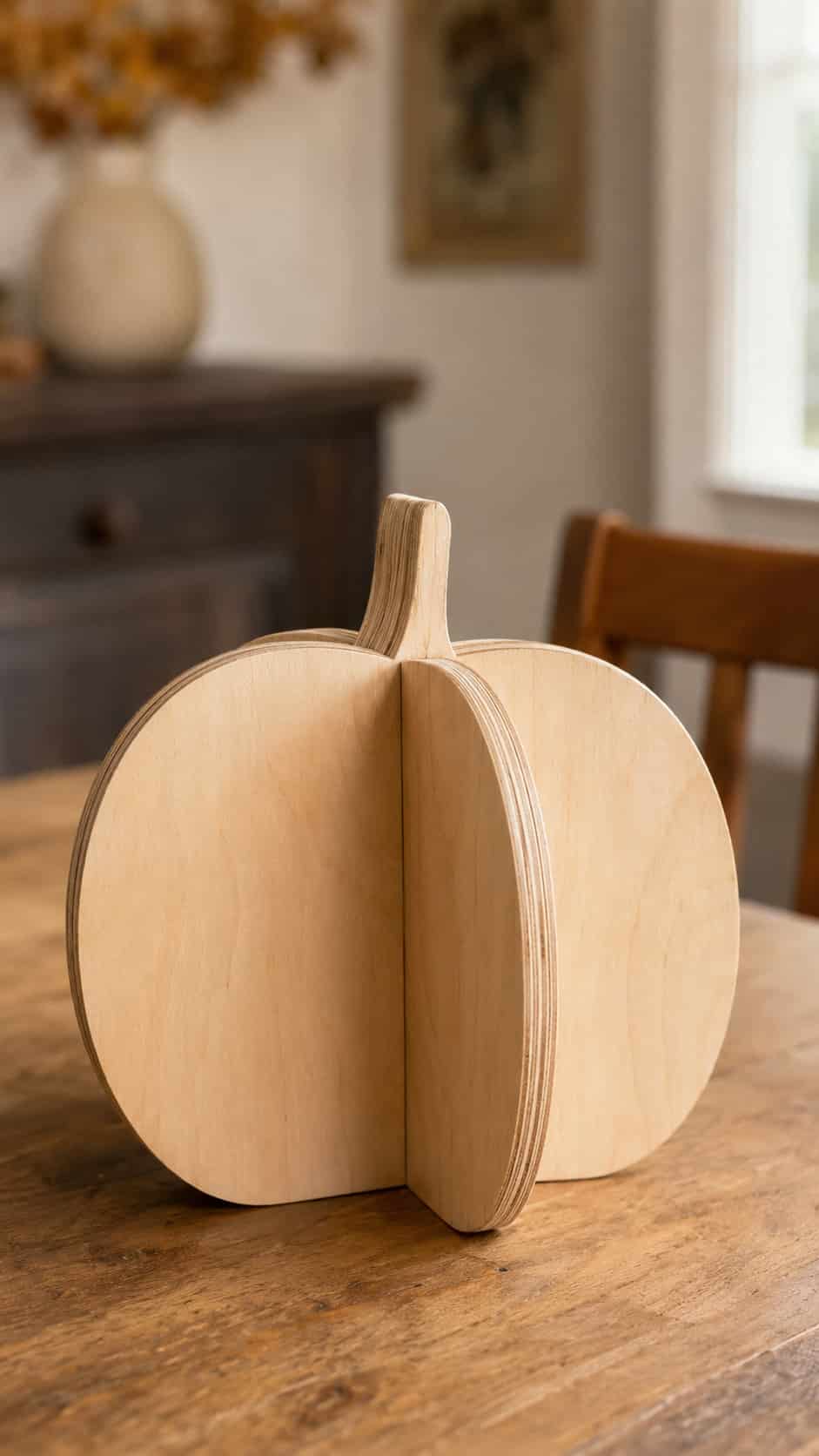 Interlocking Plywood Pumpkin