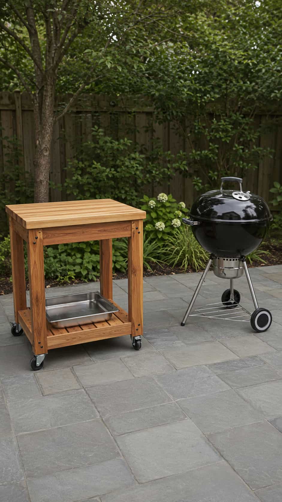 Kettle-Grill Prep Station