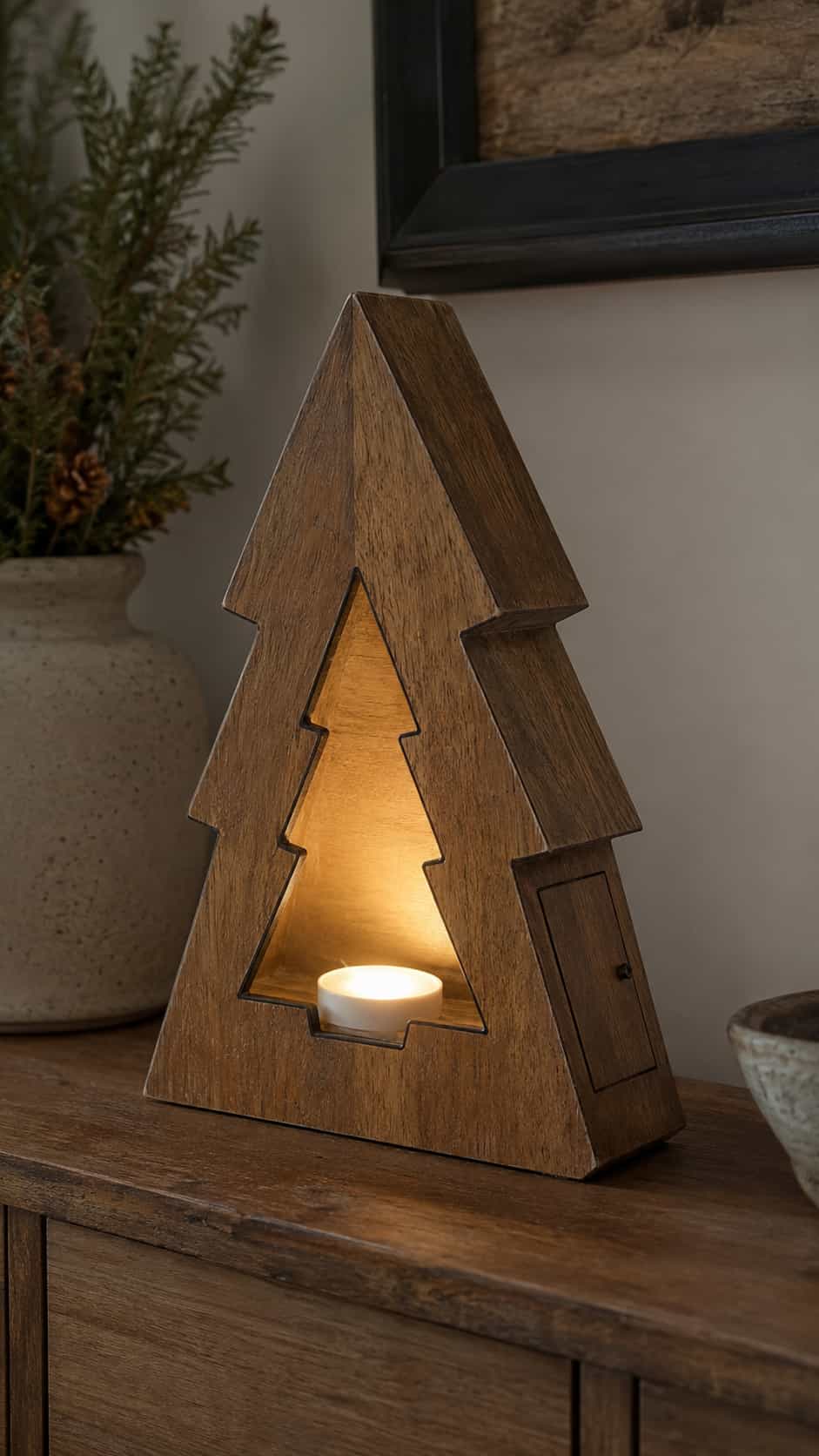 LED Glow Tree Lantern