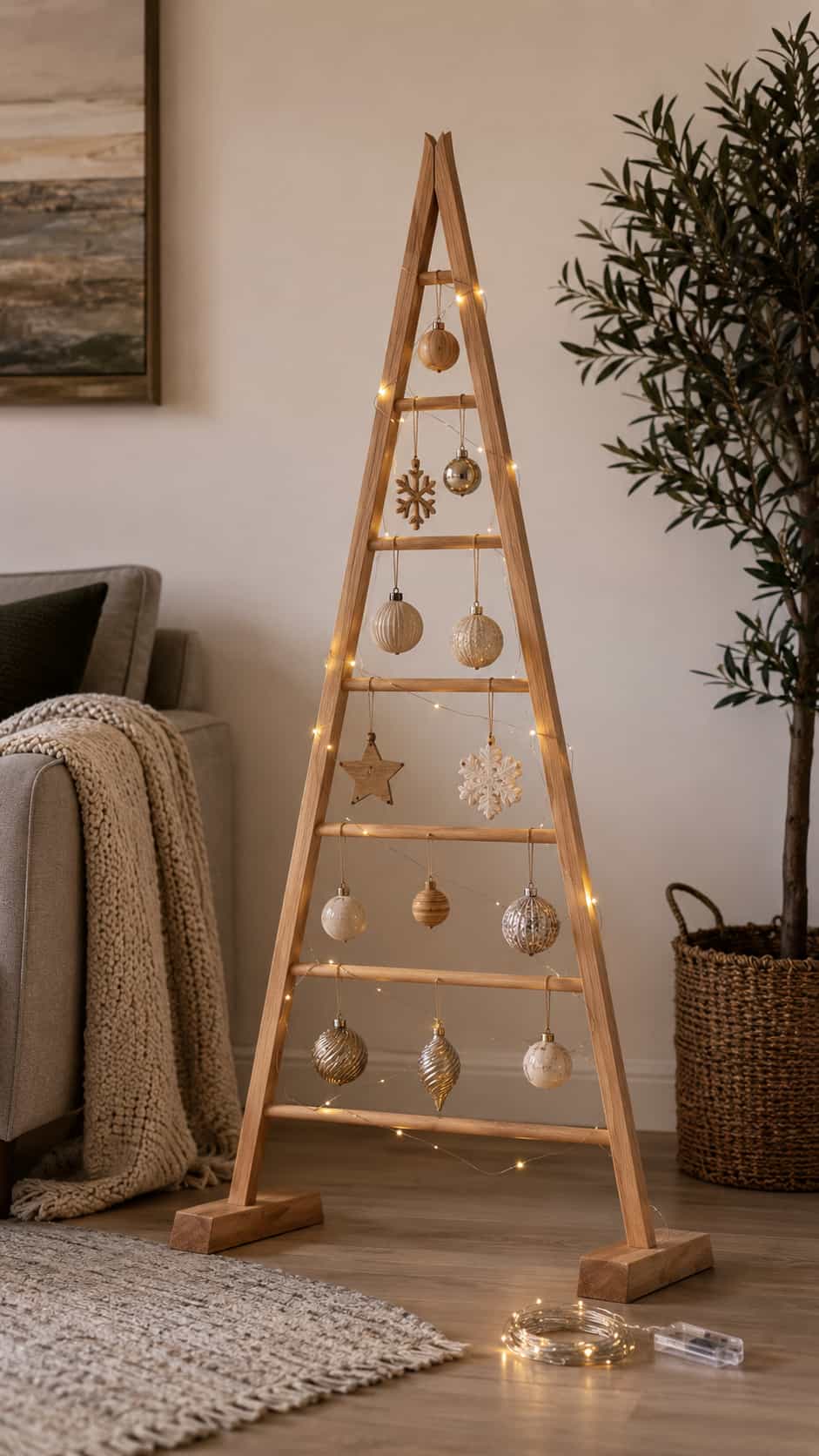 Ladder Style Wooden Christmas Tree
