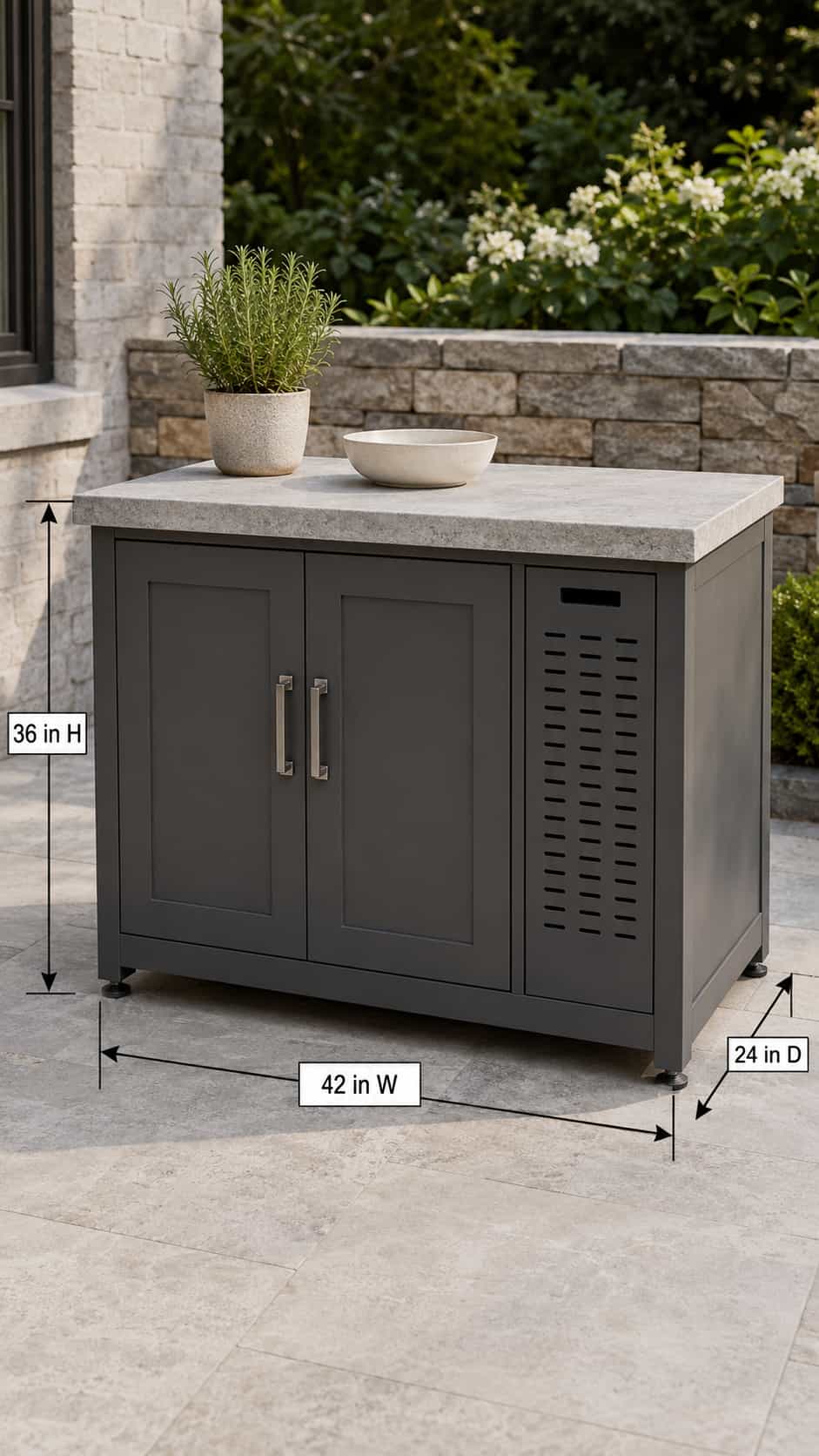 Modular Outdoor Kitchen Prep Unit