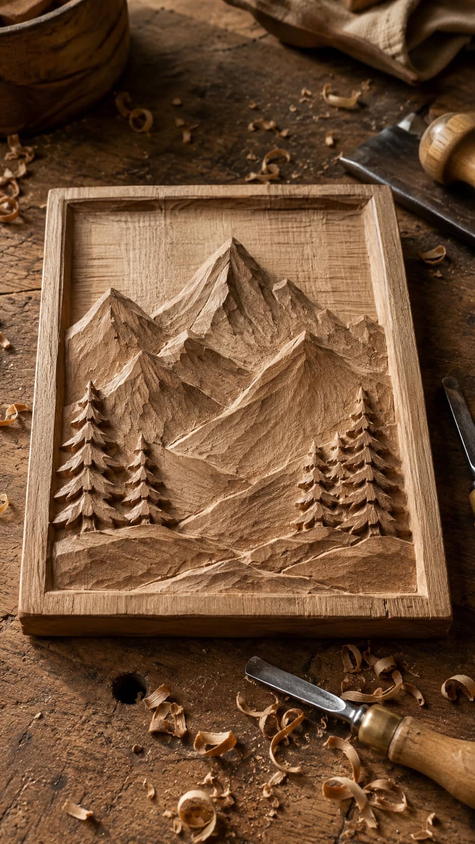Mountain Scene Pattern