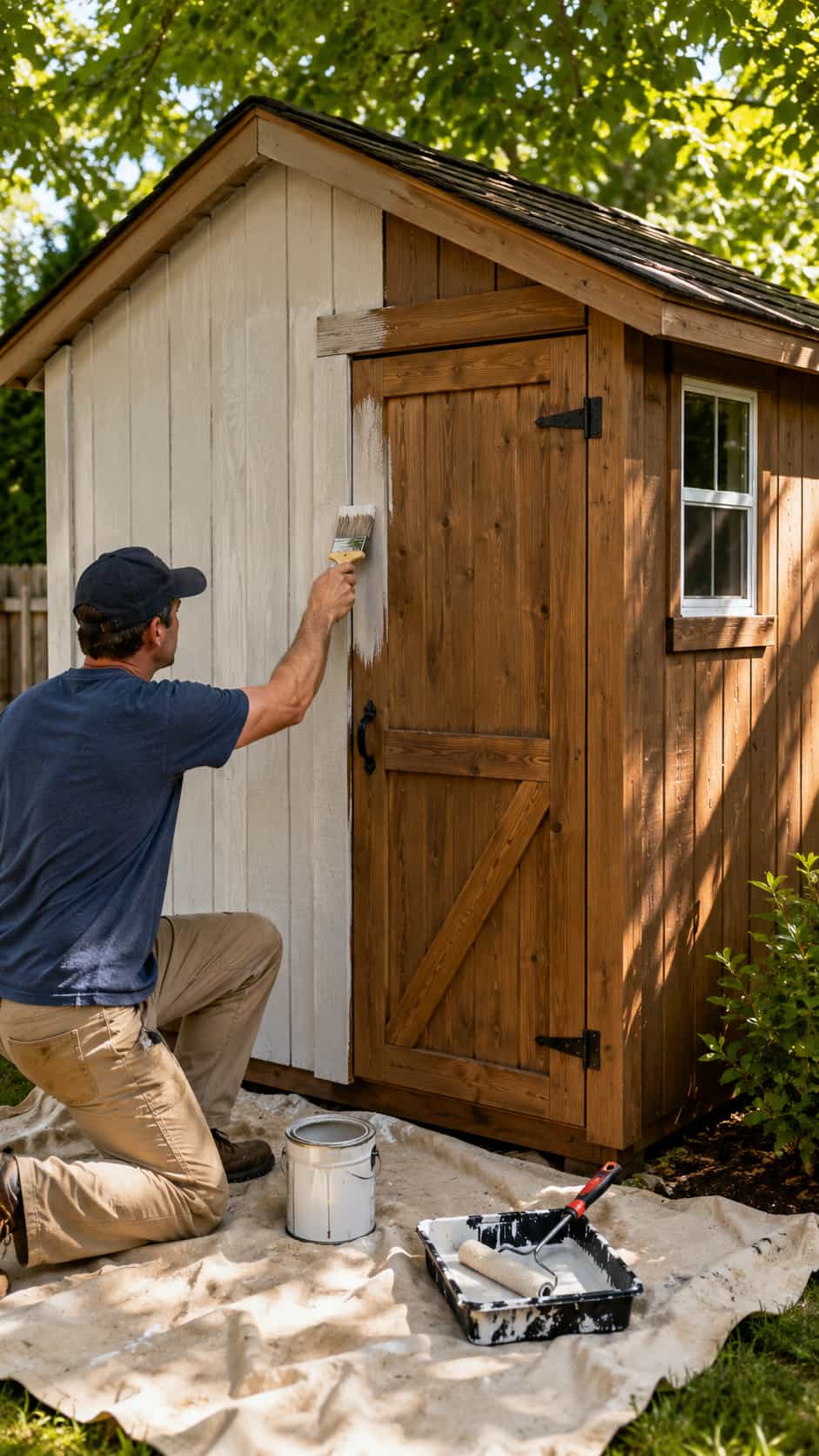 Paint, Stain, or Seal the Shed