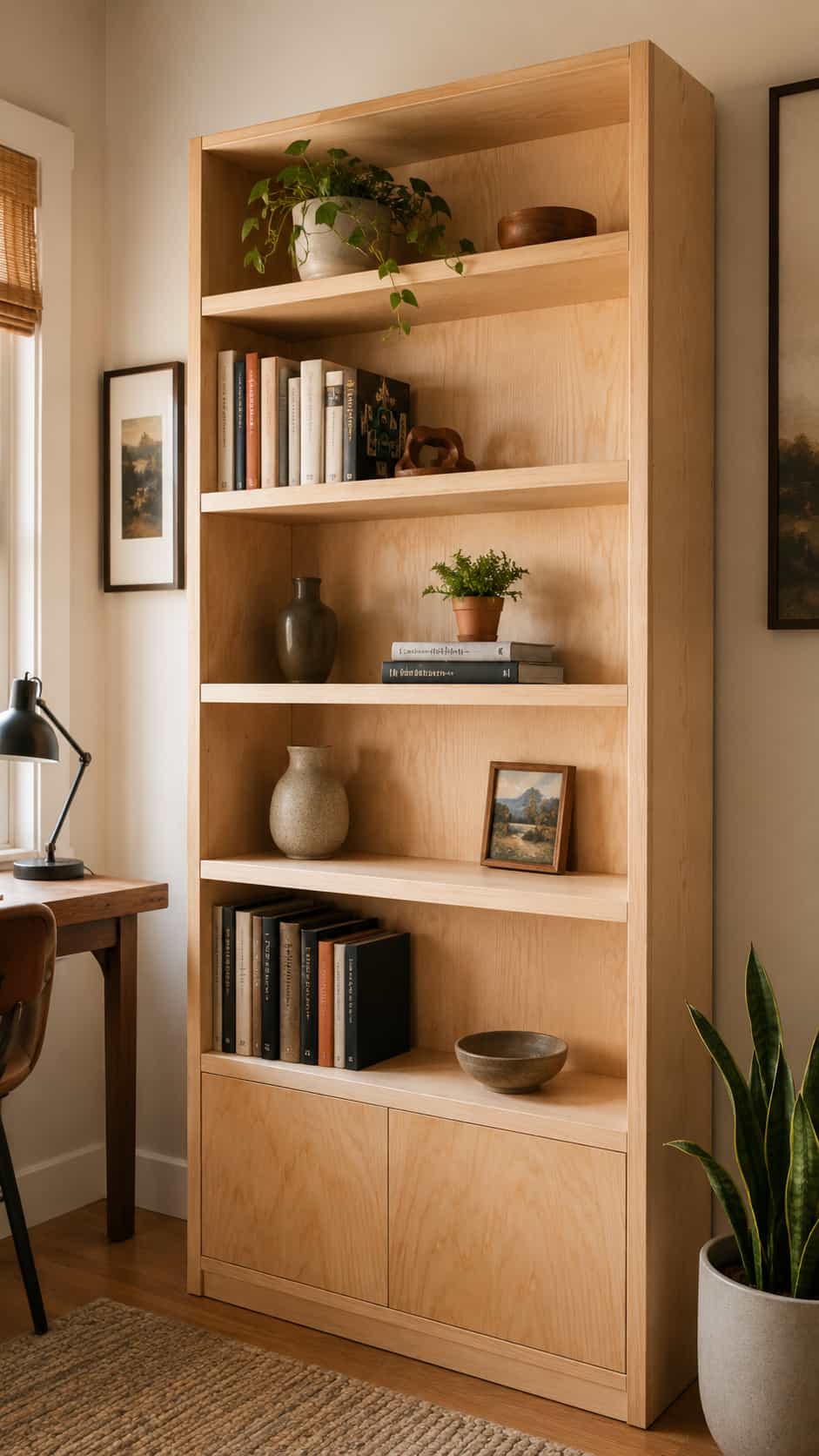Plywood Bookshelf