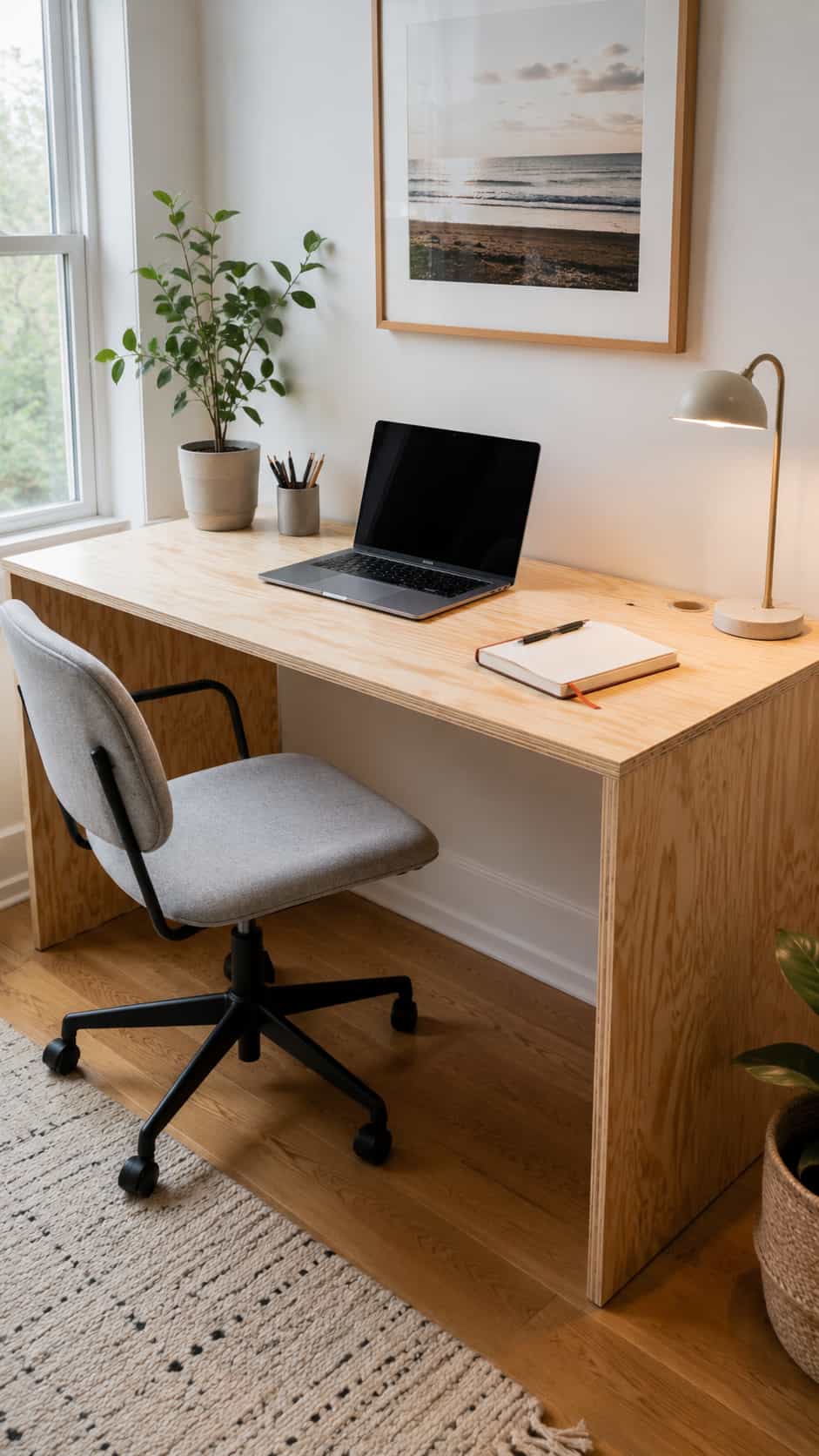 Plywood Desk