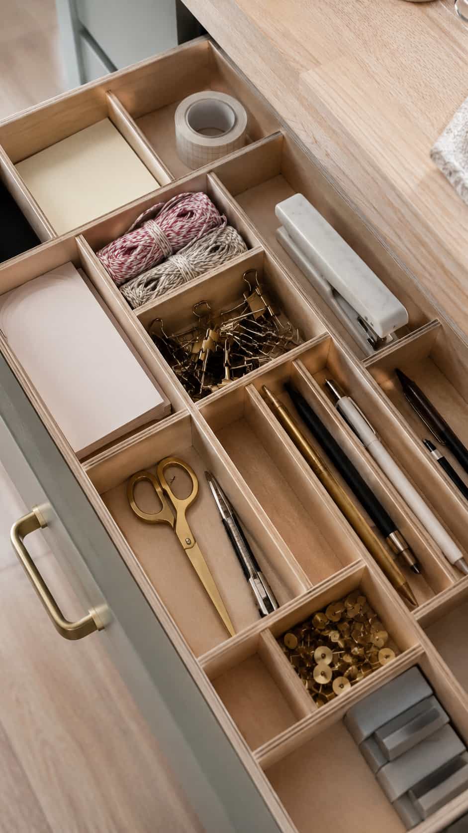 Plywood Drawer Organizers