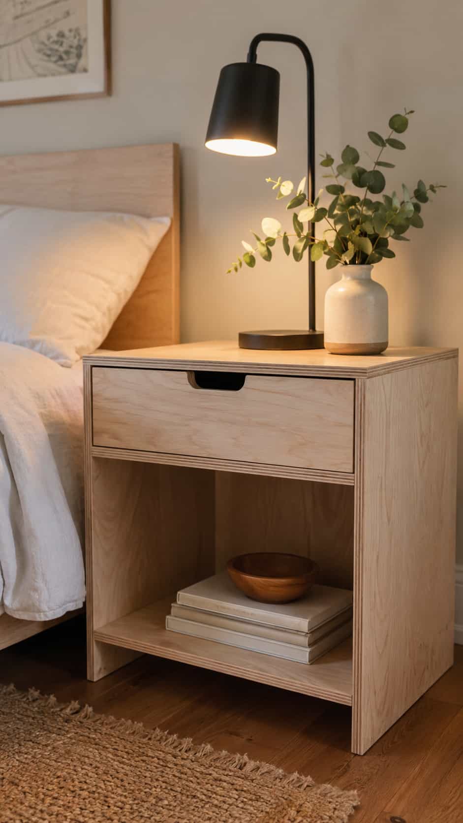 Plywood Nightstand