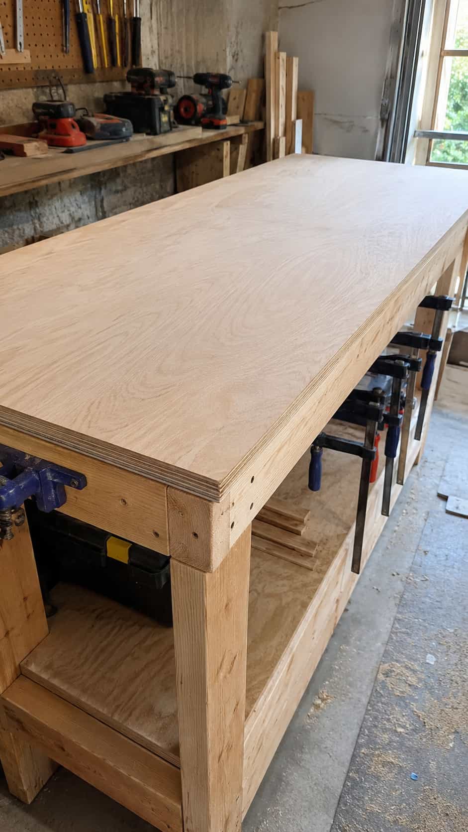 Plywood Workbench Top