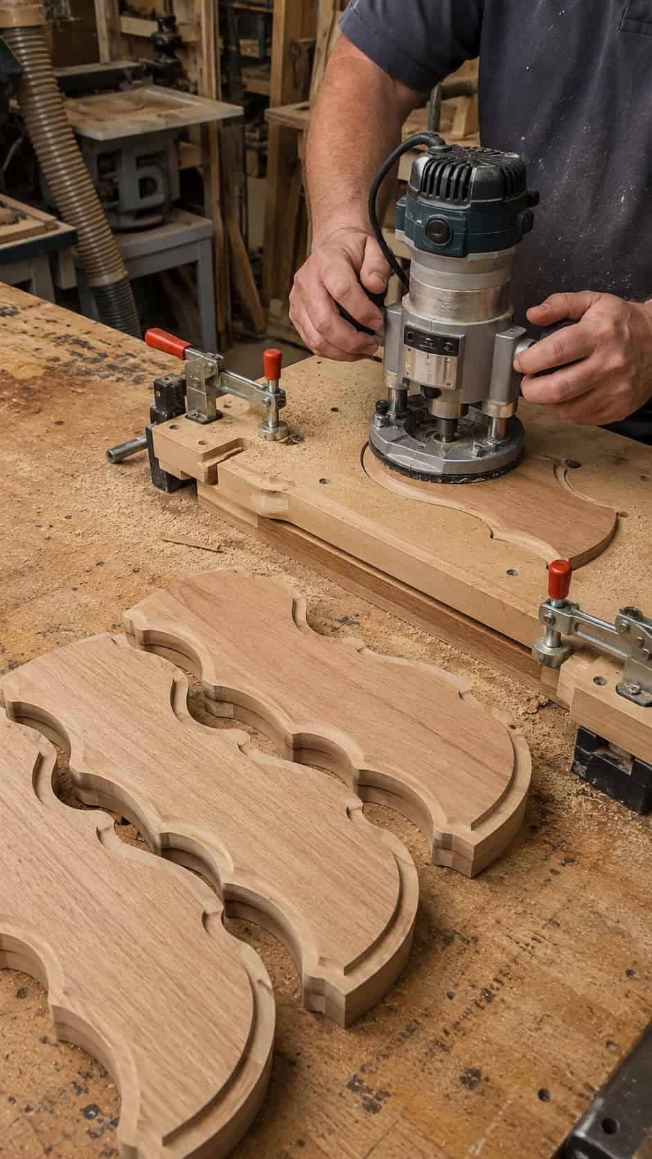 Reusable Template-Routing Jig