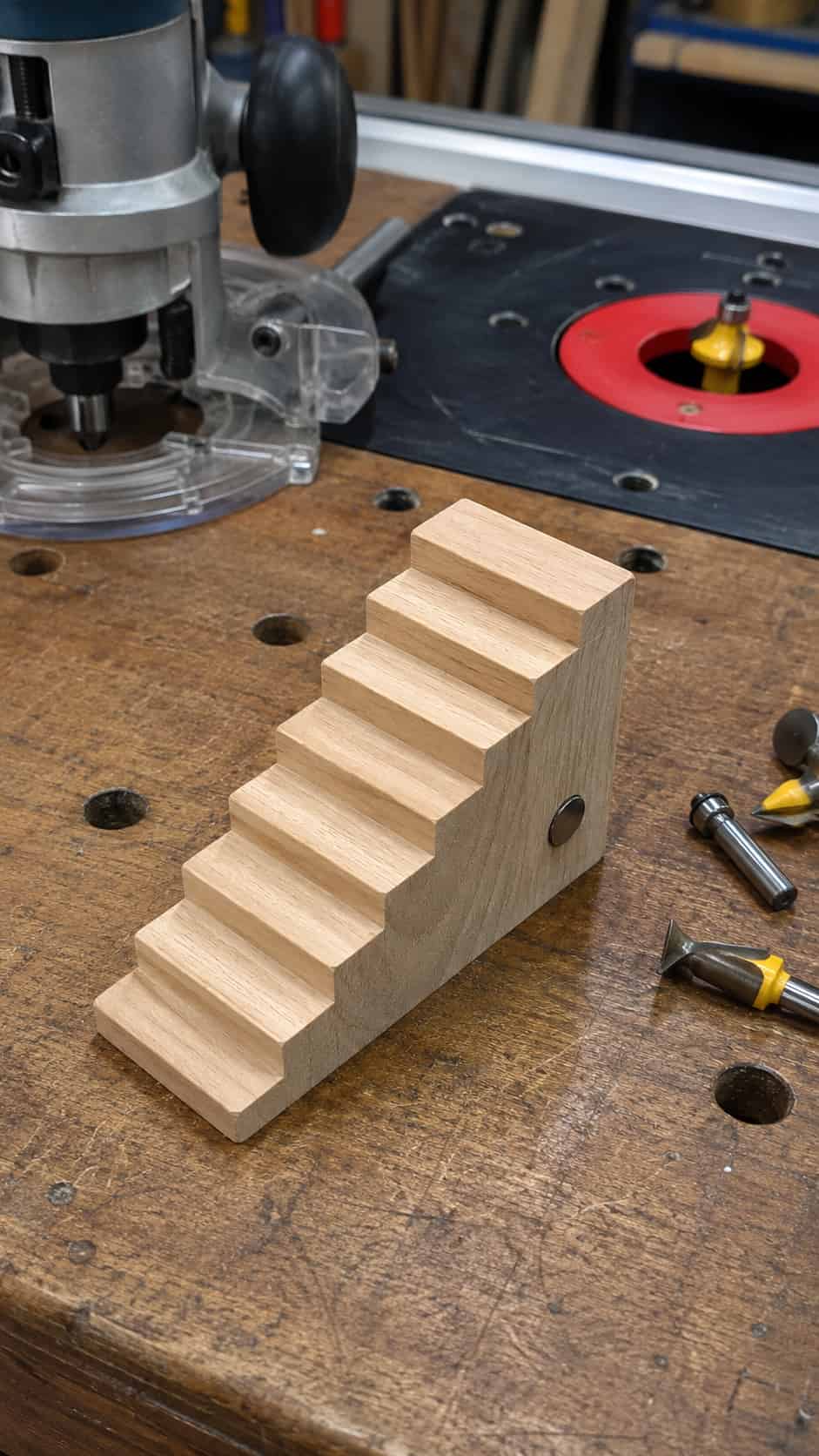 Router Depth and Setup Gauge