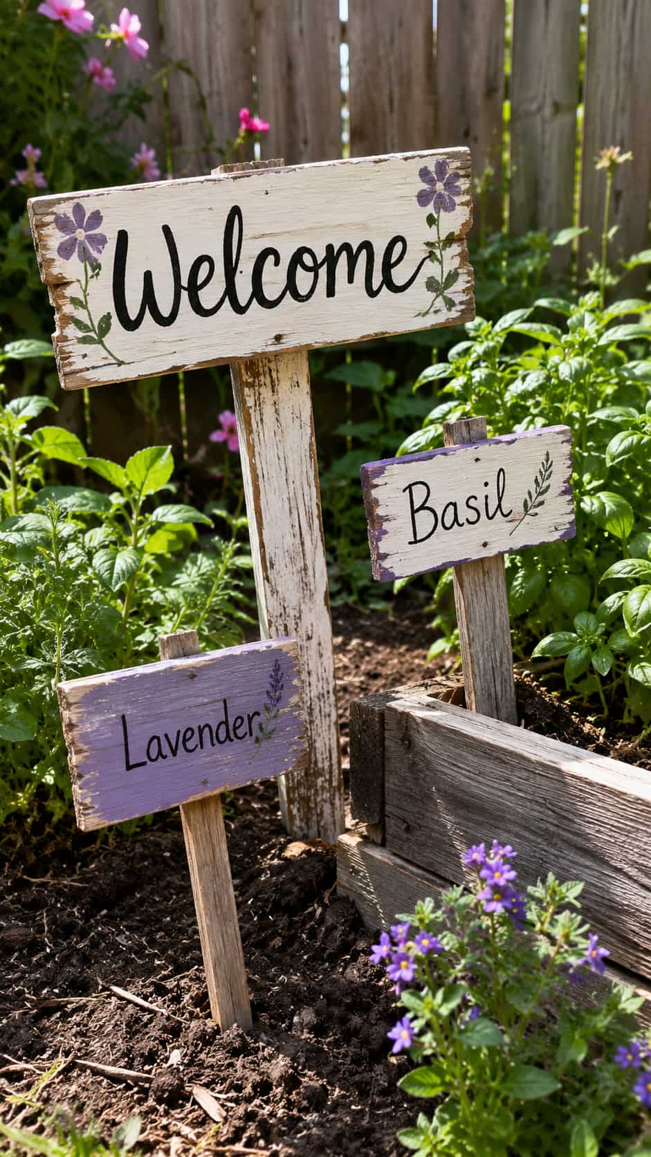 Rustic Garden Signs