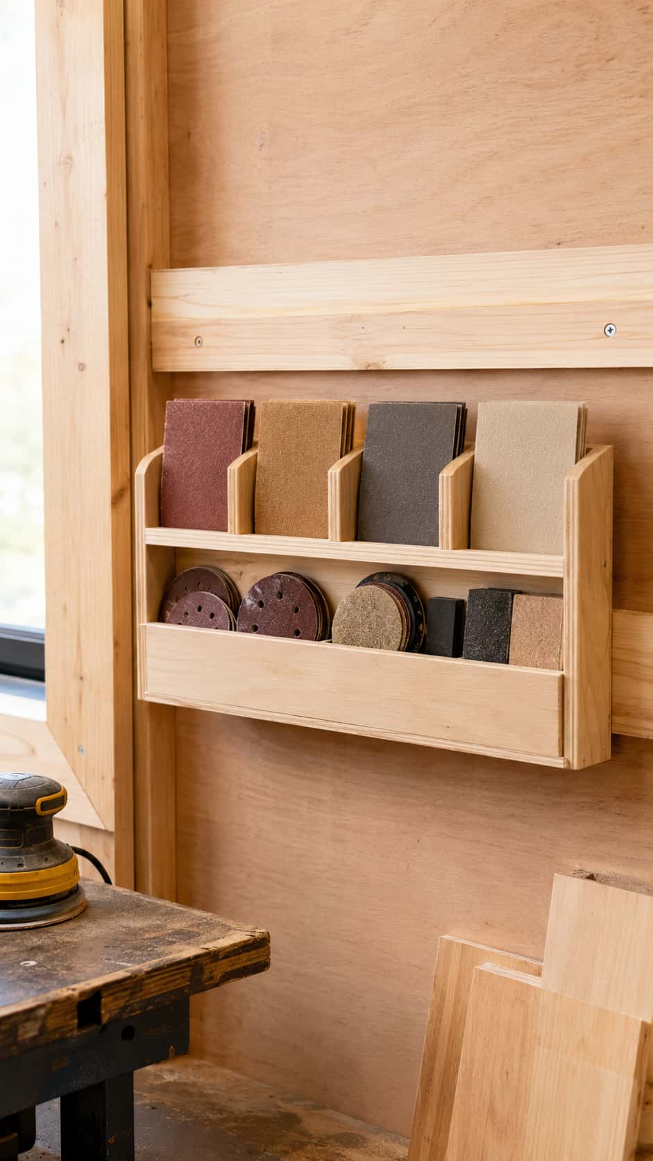 Sandpaper Organizer