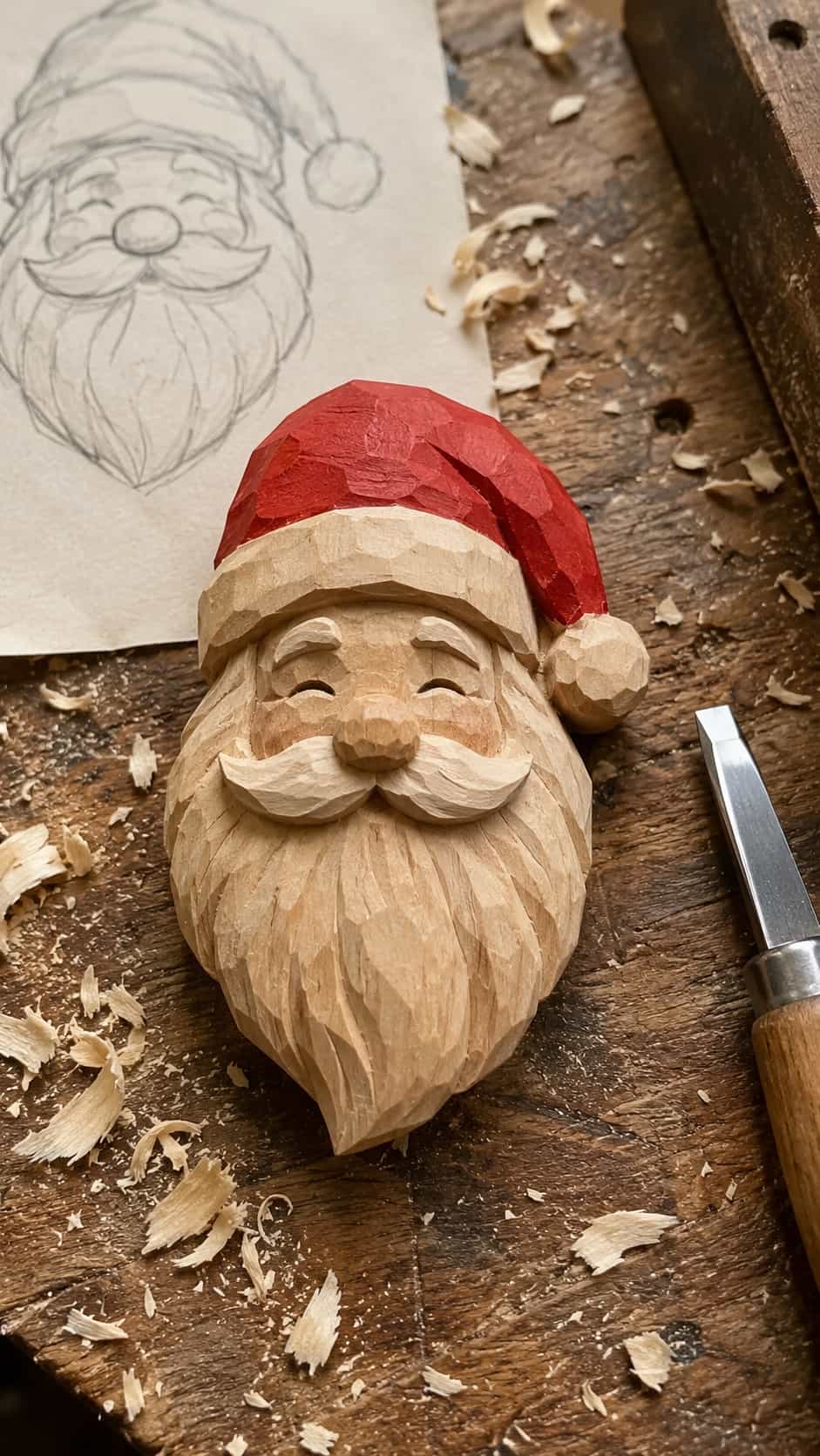 Santa Face Pattern