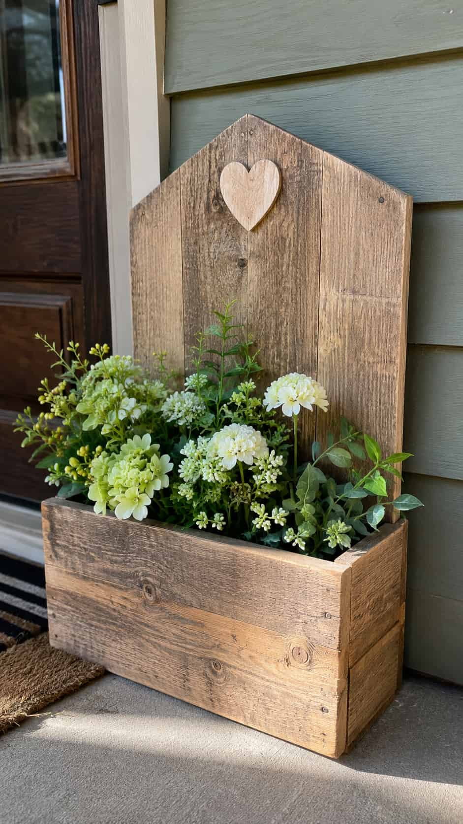 Scrap Wood Flower Box Sign