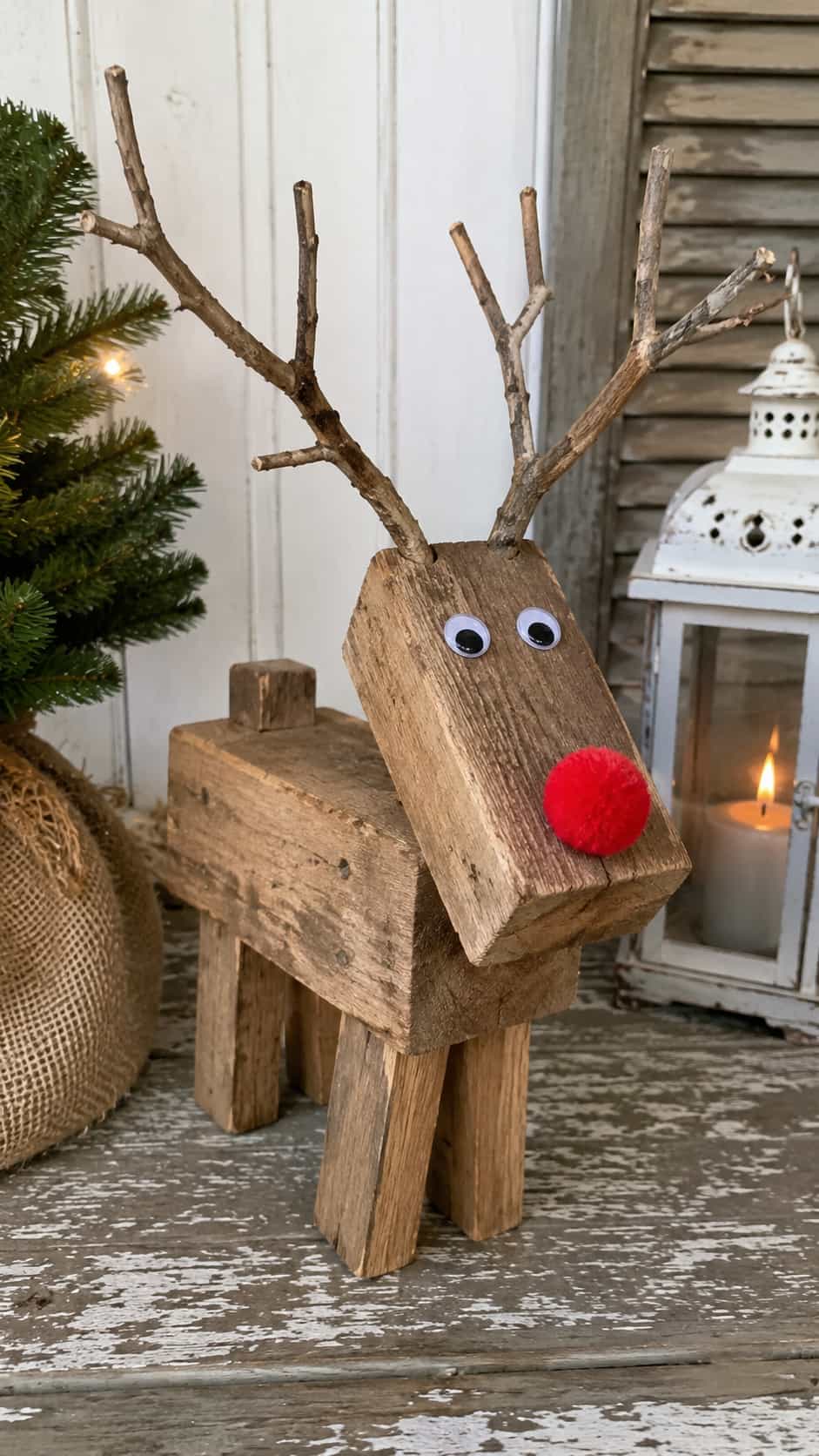 Scrap Wood Reindeer