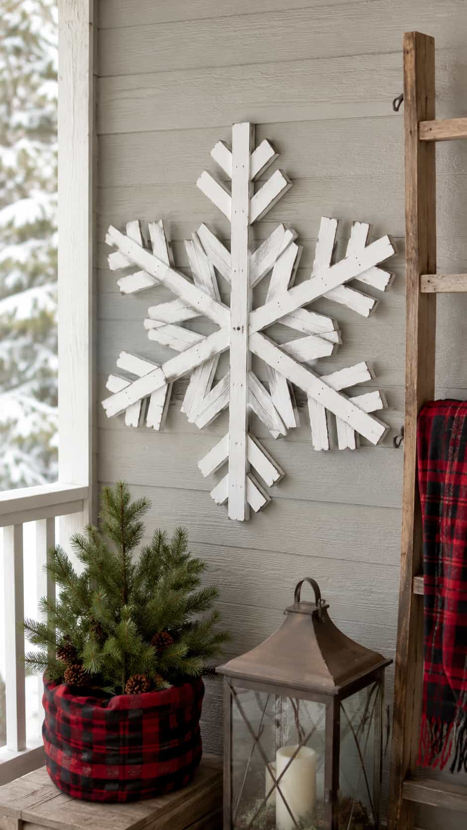 Scrap Wood Snowflake